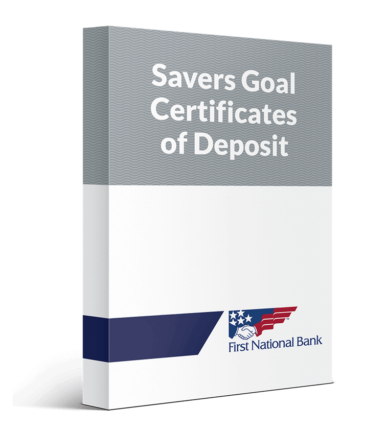Savers Goal Certificate of Deposit box