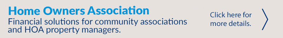 Financial Solutions for community associations and HOA property managers