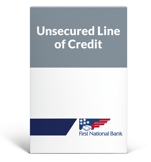 Unsecured line of Credit Loan box