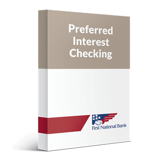 Preferred Interest Checking box