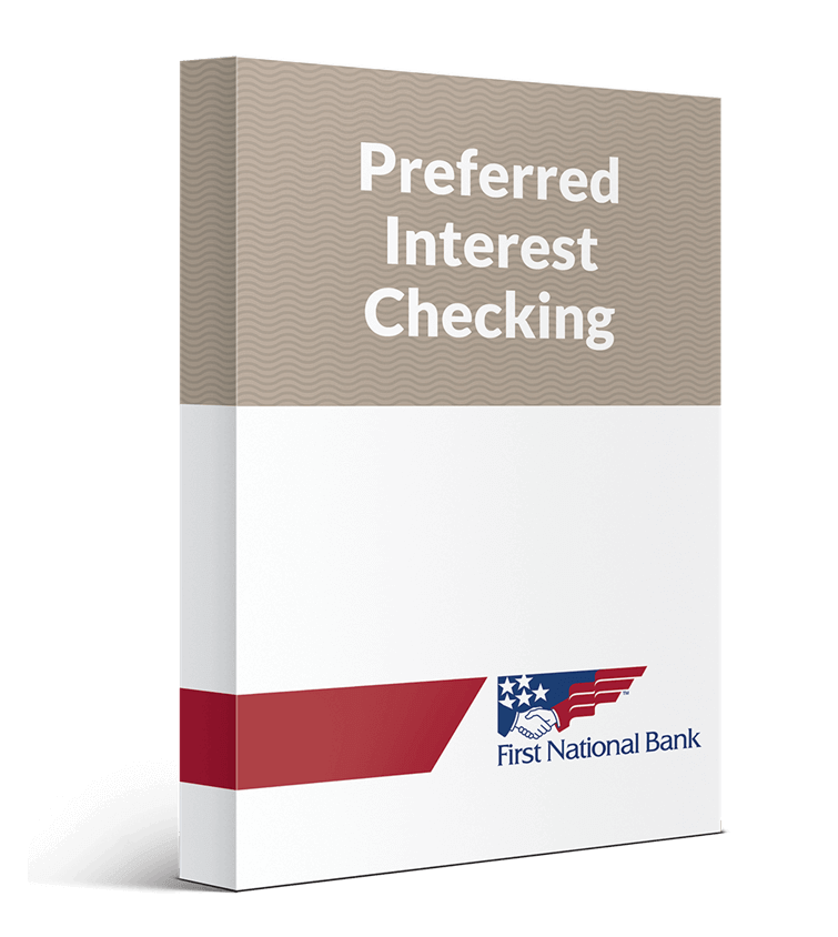 Preferred Interest Checking box