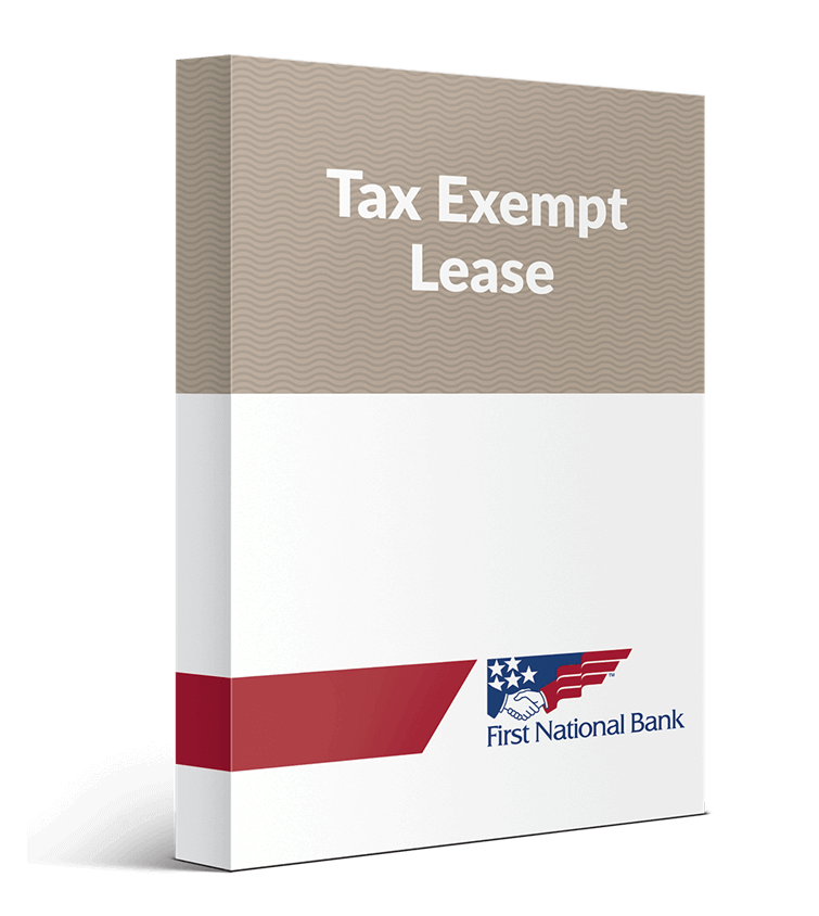 Tax Exempt Lease box