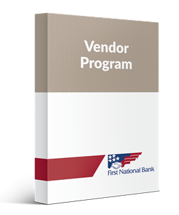 Vendor Programs box
