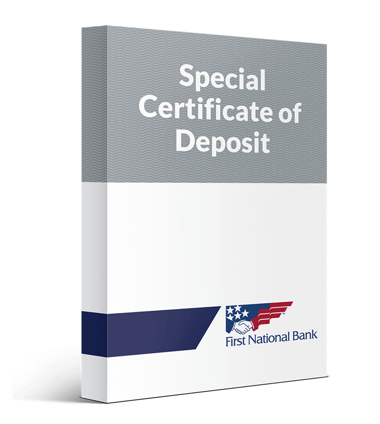 Special Certificate of Deposit