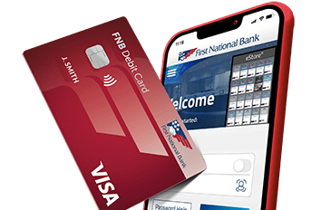 Debit card and mobile phone